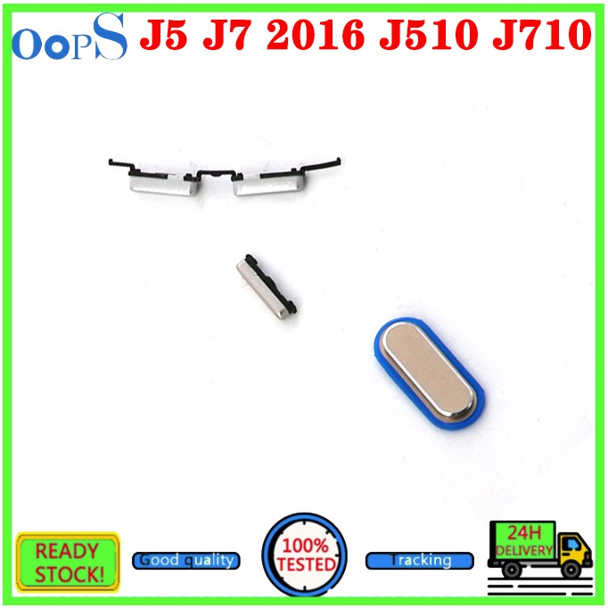 Set 1 Bộ Nút Nguồn + 3 Nút home Cho samsung galaxy j5 j7 2016 j510 j710