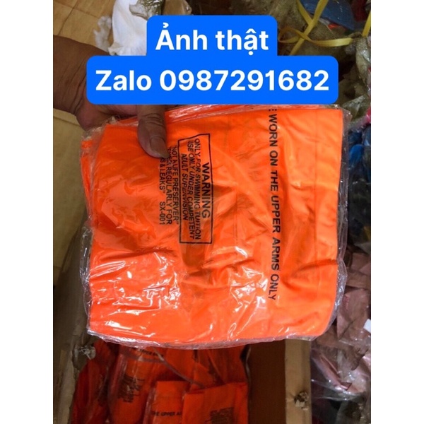 Sỉ 1 đôi phao tay cho bé và người lớn, set 2 phao bơi tay cho bé