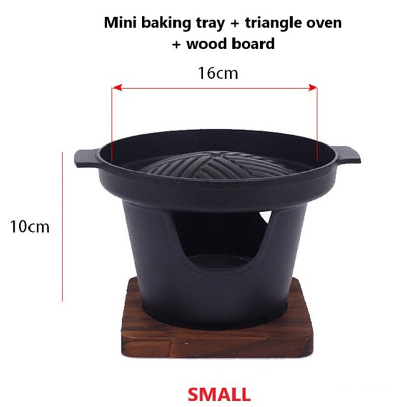 Lò Nướng Bbq Mini Bằng Gỗ Phong Cách Nhật Bản