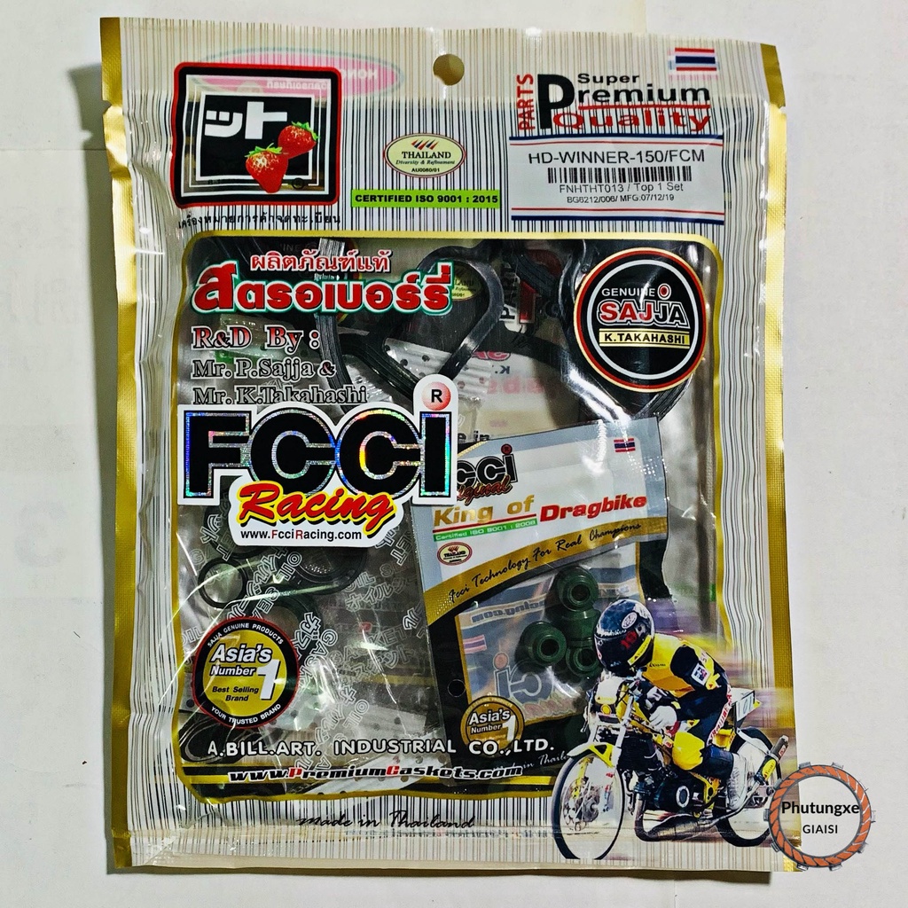 Bộ ron đầu quy lát WINNER 150 FCM , SONIC 150 FCM , FCCI , Thailand chất lượng theo xe