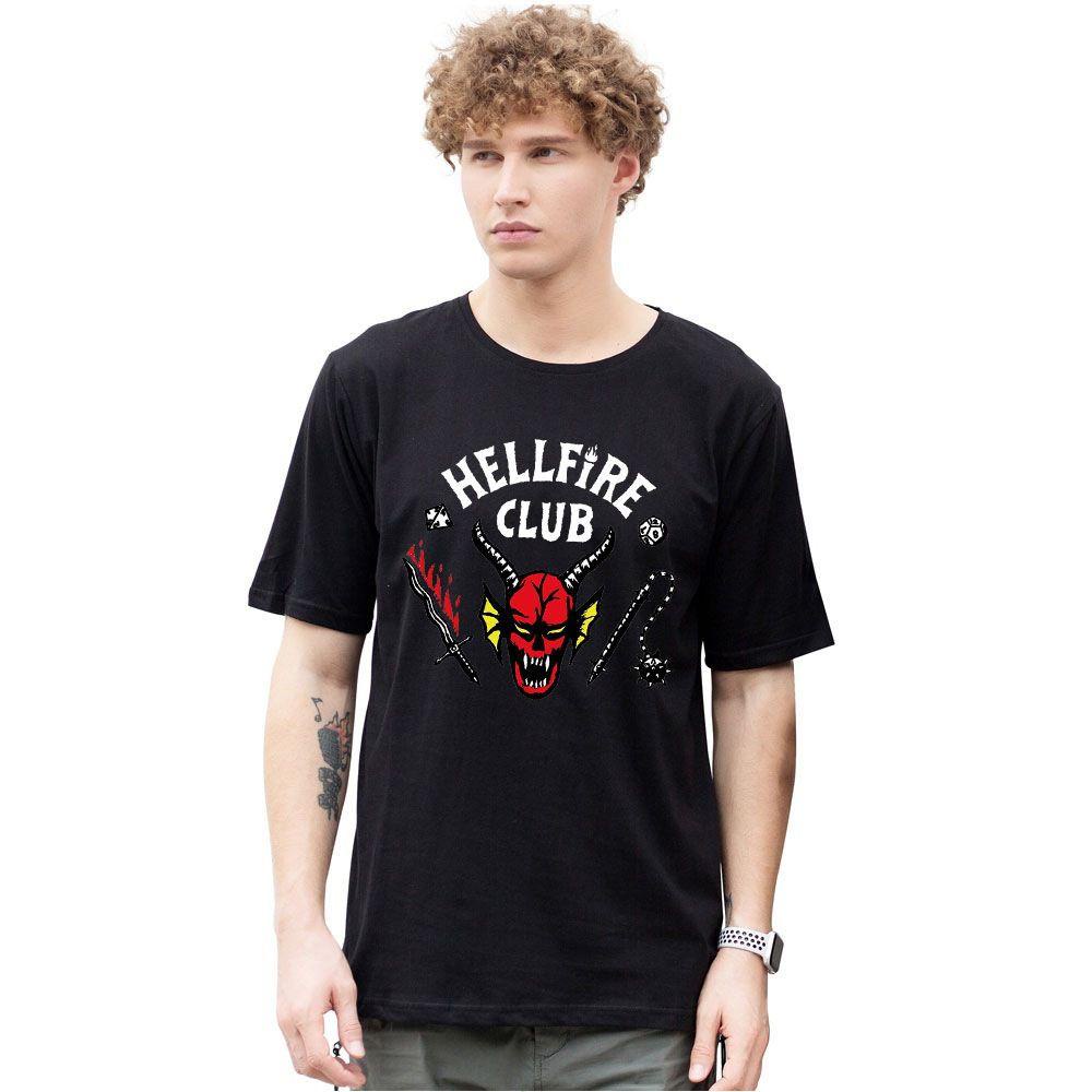 Áo Thun In Chữ Stranger Things 4 Phong Cách Retro Đường Phố Cho Nam Và Nữ