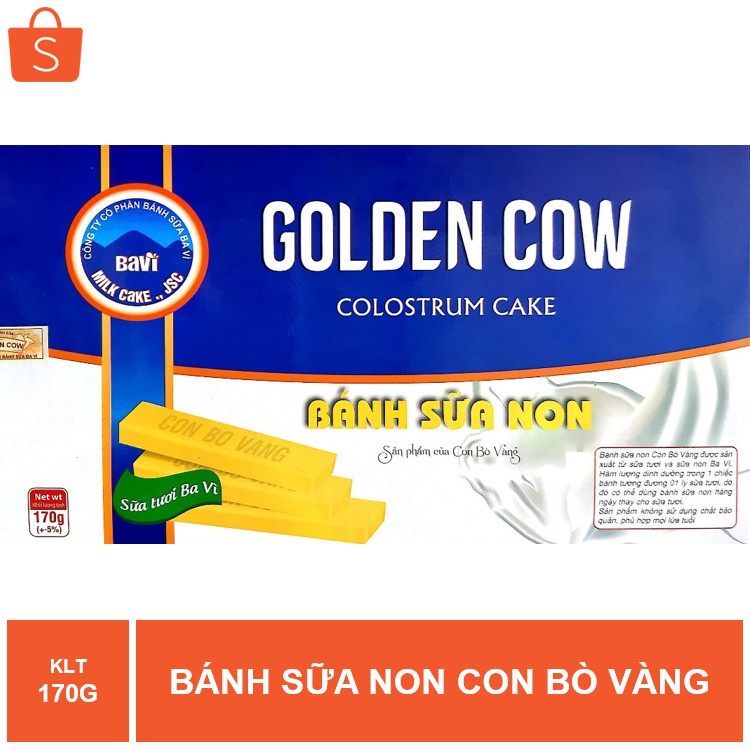 [Đặc Sản Ba Vì] Bánh Sữa Non Con Bò Vàng 170g