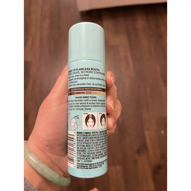 {Có sẵn } Chai xịt che phủ tóc bạc tạm thời L’oreal 57g màu nâu /nâu đen/ đen | BigBuy360 - bigbuy360.vn