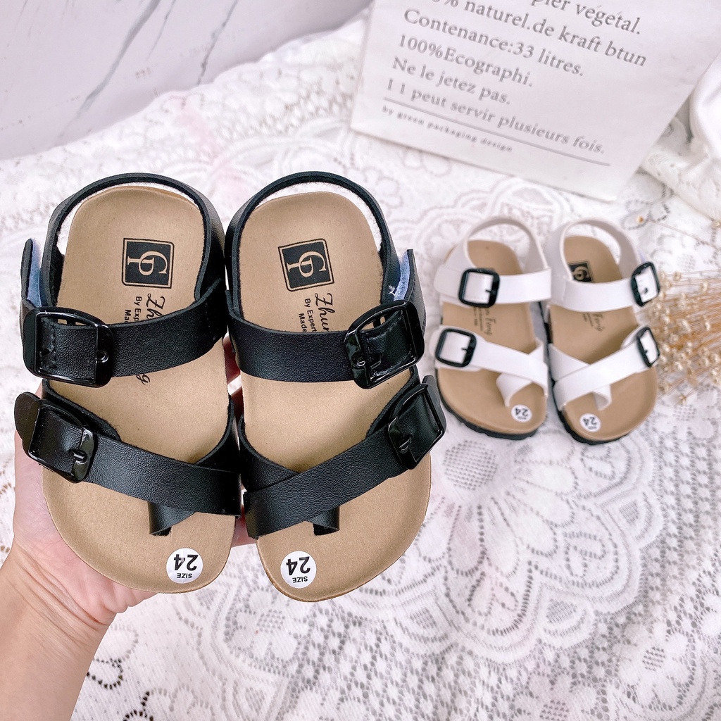 Sắn Dép Quai Hậu Xỏ Ngón Thời Trang Độc Lạ Đế Trấu Siêu Bền Chống Trượt Cho Bé Trai KB115