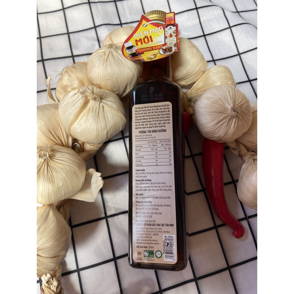 DẦU MÈ CON KÉT NGUYÊN CHẤT NAKYDAKO 250ML