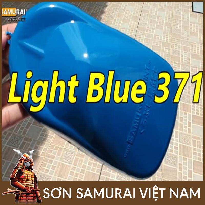 Combo sơn samurai màu xanh dương 371 - Sơn samurai