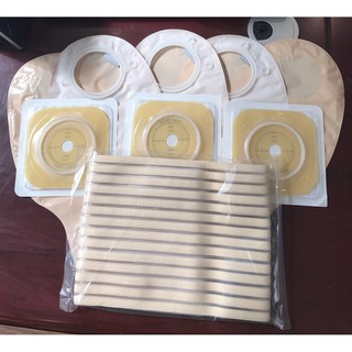Túi hậu môn nhân tạo 2 mảnh cao cấp-combo 20 bộ tặng khuyến mại đai trị giá 395.000)