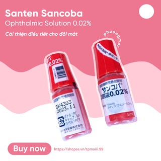 Nhỏ mắt SANTEN SANCOBA OPHTHALMIC SOLUTION 0.02%