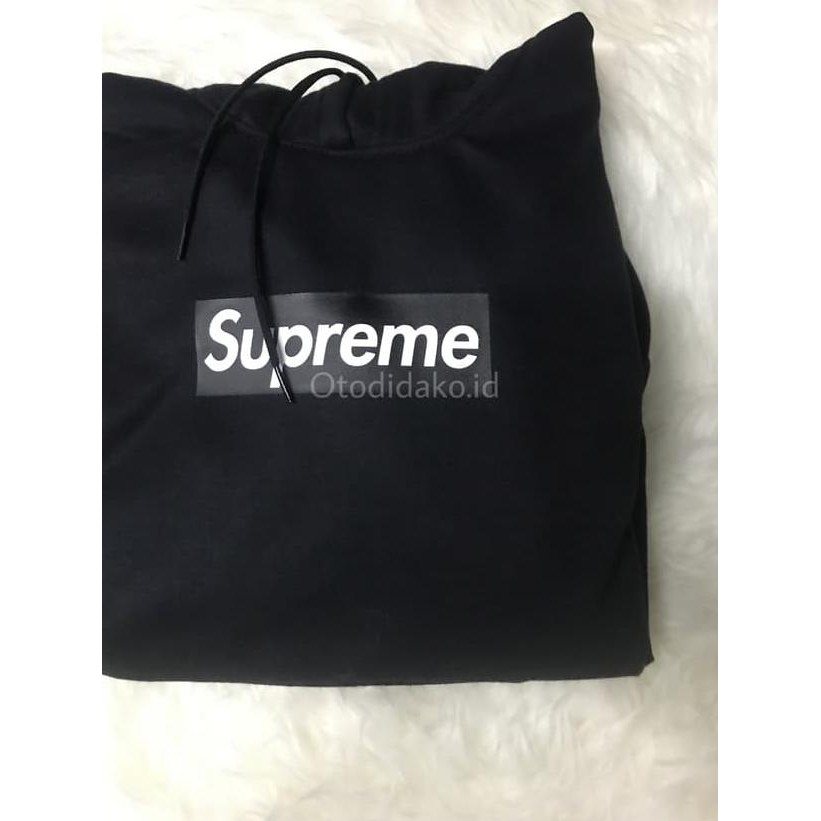 Áo Hoodie Supreme Màu Đen Chất Lượng Cao