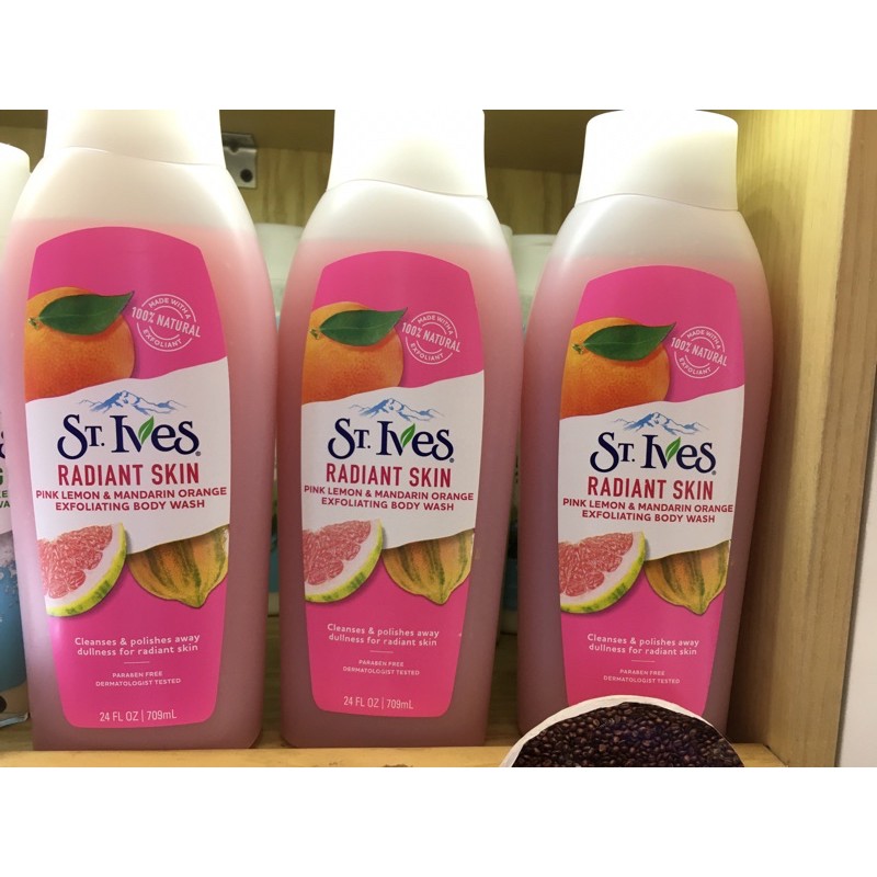 Chính hãng-Sữa Tắm ST.IVES 650ML Cam chanh/ Muối Biển /Yến mạch Bơ- Bao bì mới | BigBuy360 - bigbuy360.vn