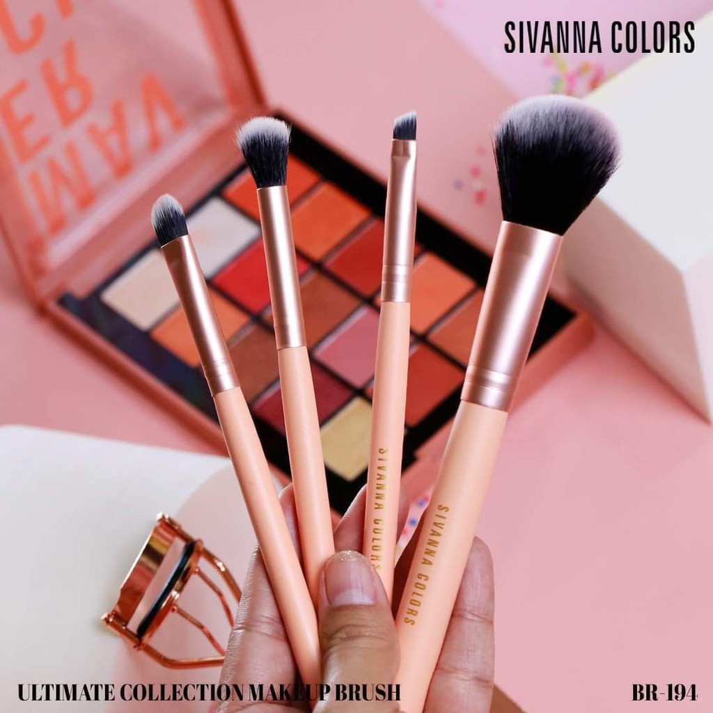 01 Bộ Cọ Trang Điểm Sivanna Colors Ultimate Collection Makeup Brush