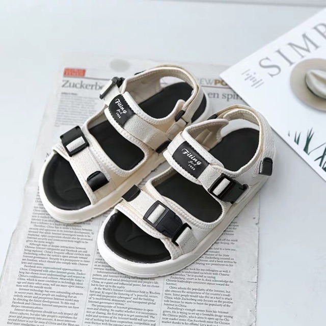 [ORDER] Dép Sandal 2 Quai Khoá Bấm Năng Động - Dép Sandal đi học