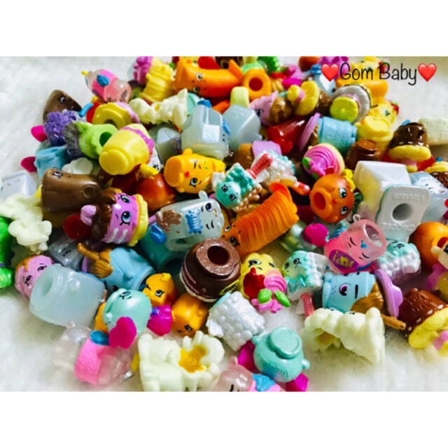 [Mã LIFE0503TOYS giảm 10% đơn 0Đ] Set 10 Đồ chơi Shopkins {Không Trùng Mẫu}