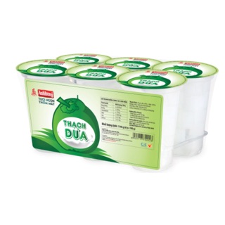 Thạch dừa Ánh Hồng 6x 150g= 900g