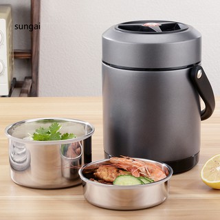 Hộp Đựng Cơm Trưa Giữ Nhiệt 3 Tầng Tiện Dụng