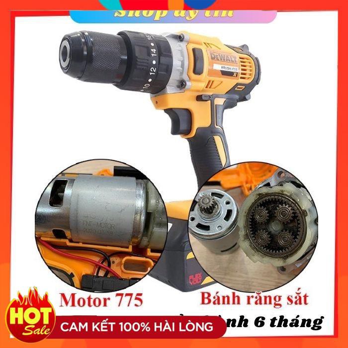 [Hàng Tốt] Máy khoan pin Dewalt máy 3 chức năng khoan bê tông, khoan gỗ, bắt vít