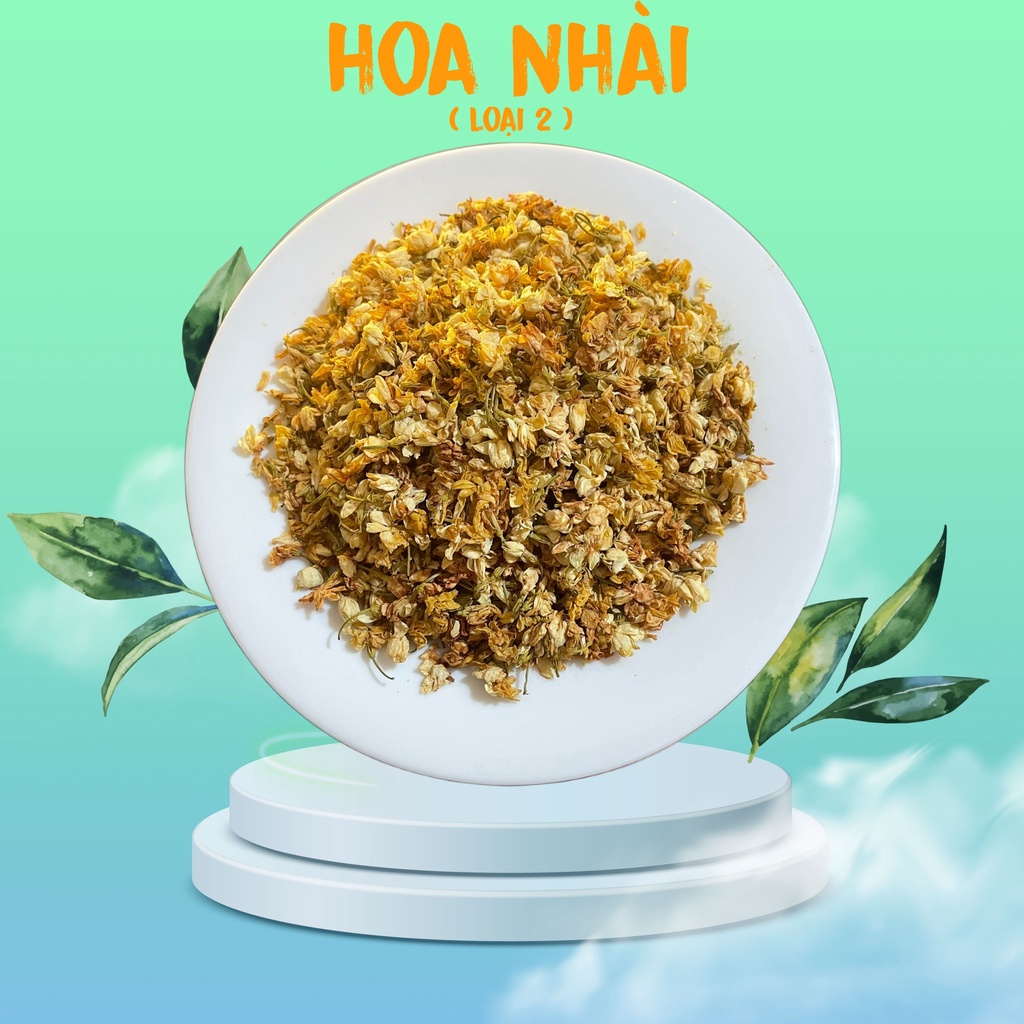 Trà hoa nhài 2 loại nụ và hoa
