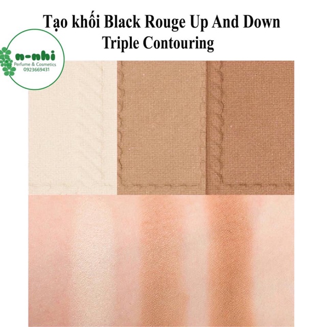 Phấn tạo khối Black Rouge Up and Down Triple Contouring