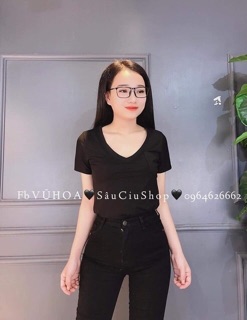 Ao Thun cổ Tim  kèm clip