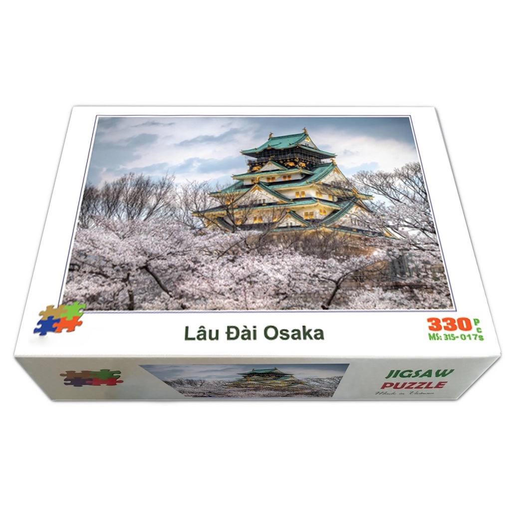 Bộ tranh xếp hình 330 mảnh – Lâu Đài Osaka (30x44cm)