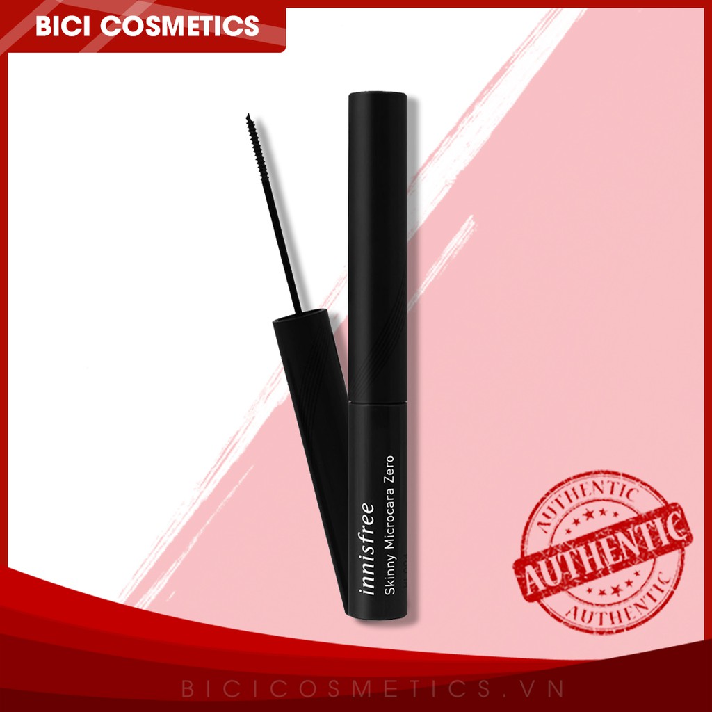 Mascara Chải Mi Siêu Mảnh Chống Trôi Innisfree Skinny Microcara Zero