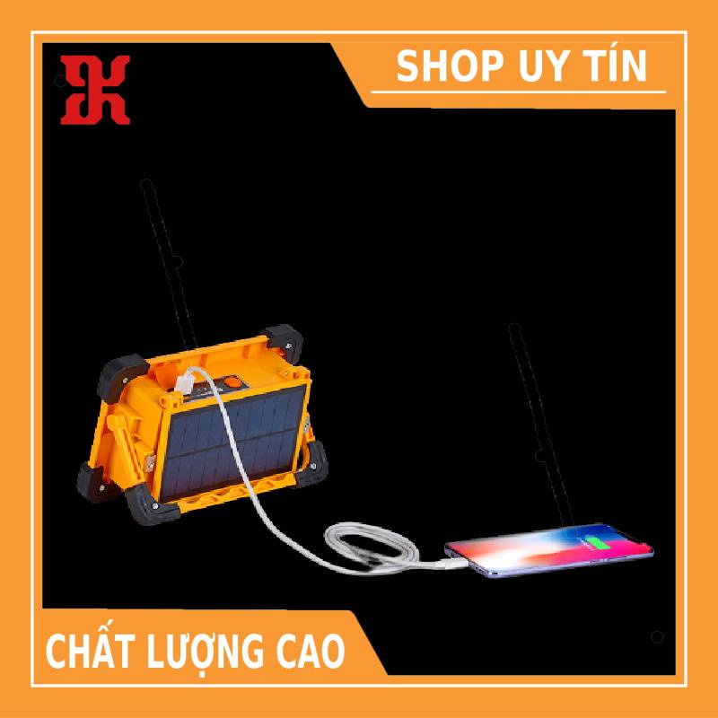 Đèn Pin Năng Lượng Mặt Trời Kiêm Sạc Dự Phòng