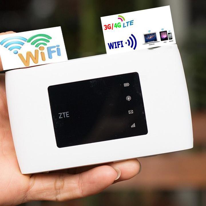 (Rẻ Vô Địch) Bộ Phát Wifi 4G Pocket Wifi MF920 Có Cổng Lan Pin Trâu Kiêm Sạc Dự Phòng, 3G/4G Mifi LTE Tốc độ 150