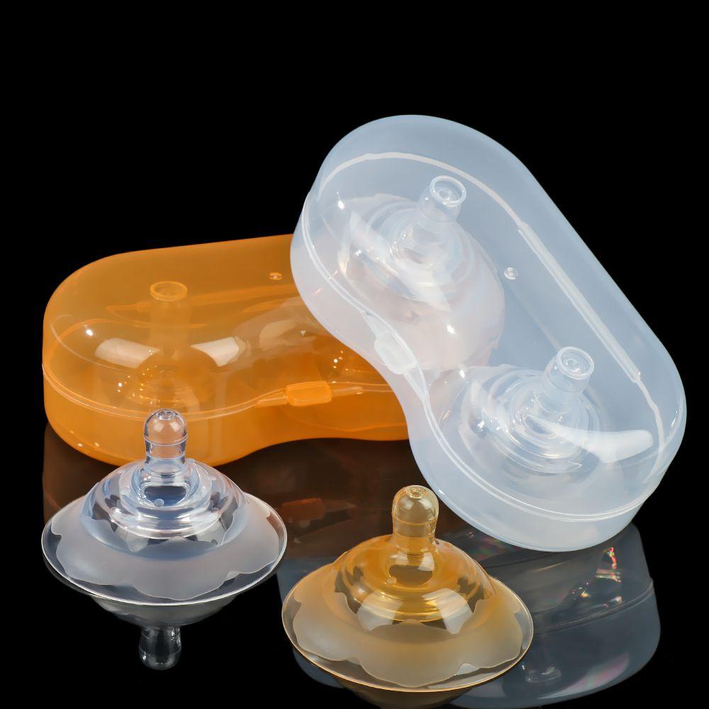 ESPO Set 2 Miếng Dán Nano Trong Suốt Bảo Vệ Núm Vú Giả Cho Bé Ăn Dặm