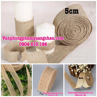 Vải bố các size bản rộng 1,5 cm/ 2cm / 3 cm /4cm / 5cm / 6cm - Chiều dài 02 mét