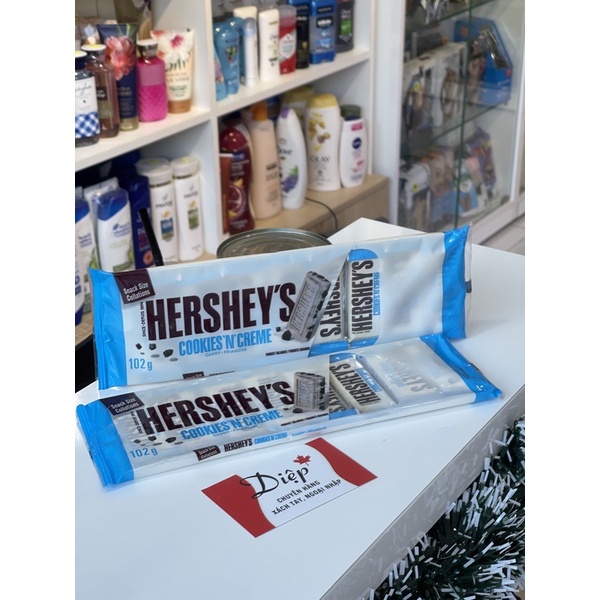 (Bill Canada) Kẹo Socola Hershey’s Cookies’n ‘ Creme 102g 10 viên🇨🇦❤️