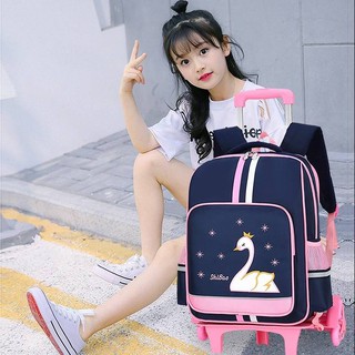 Ba lô kéo đi học dành cho bé lớp 2-6-5