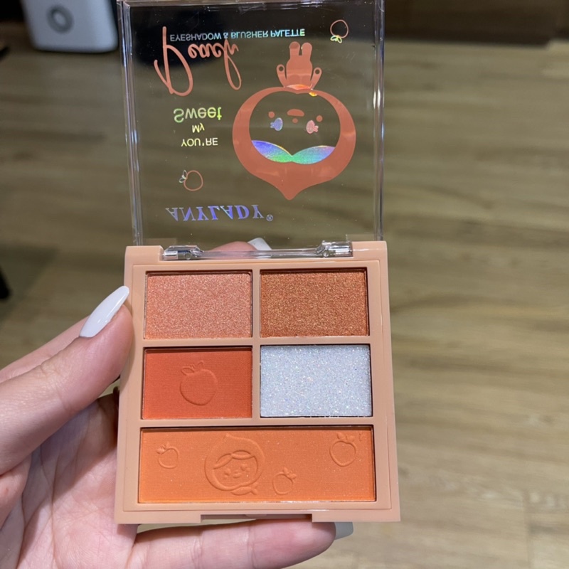 Bảng phấn mắt và má 2in1 gồm 5 ô màu Anylady You are my sweet | BigBuy360 - bigbuy360.vn