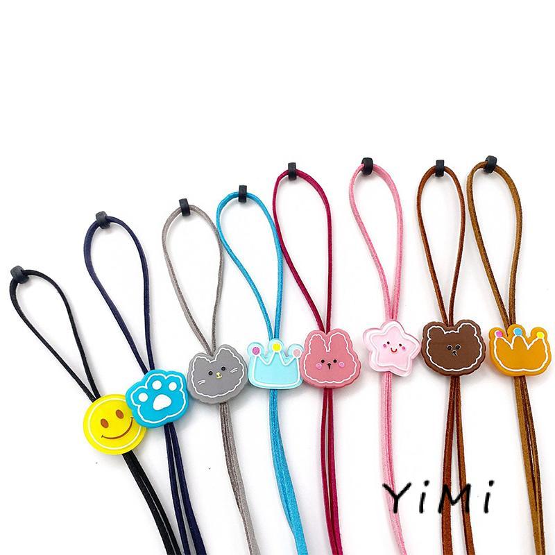【Yimi.Vn】Dây Đeo Khẩu Trang Bằng Vải Nhung Sợi Nhỏ Thoải Mái Kiểu Hoạt Hình Cho Trẻ Em