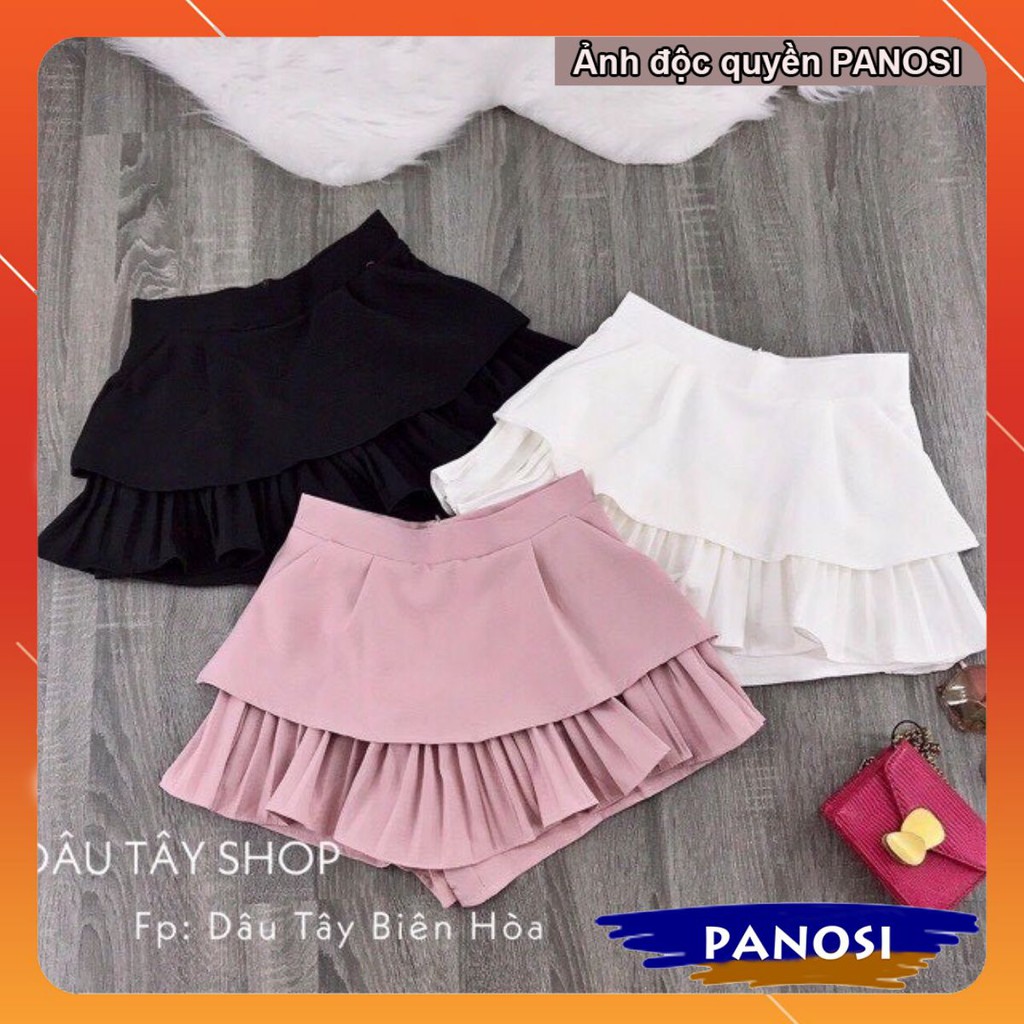 Chân váy ngắn xếp ly kiểu dáng công sở chất vải cao cấp giá sale rẻ - Mã CV191