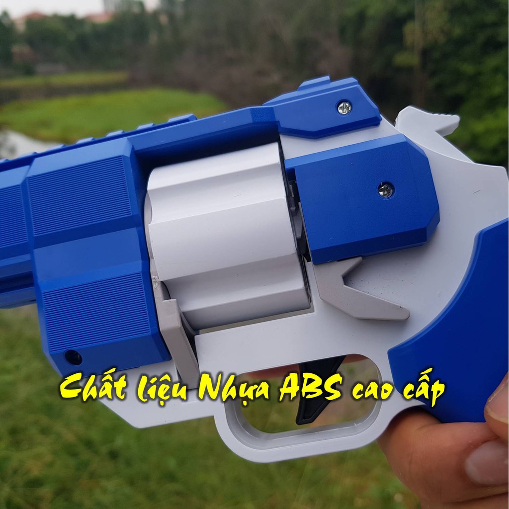 Đồ chơi phun xốp, khẩu lục nạp xốp xoay
