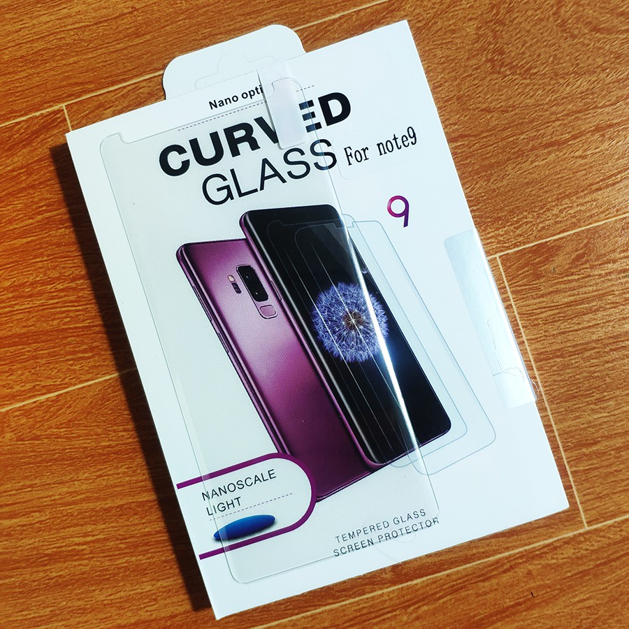 Dán kính cường lực Galaxy Note 8/Note 9/S9/S9 Plus Full keo UV