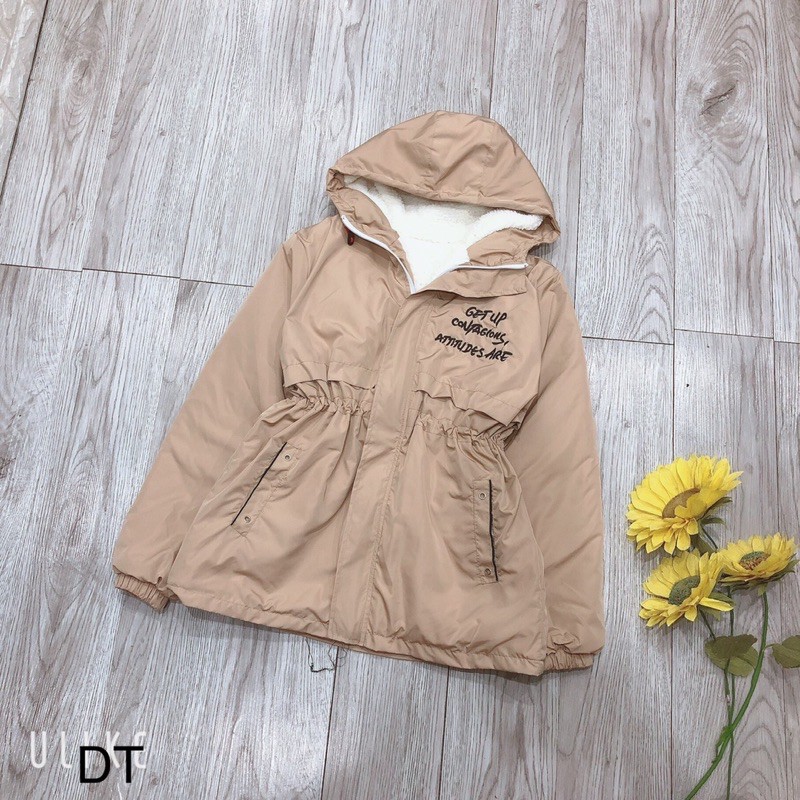 ÁO KHOÁC GIÓ LÓT LÔNG DÁNG DÀI CỰC XINH CHẤT GIÓ MỀM | BigBuy360 - bigbuy360.vn