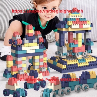 Bộ lắp ráp Lego giá rẻ 💝Freeship💝Lego mobile Xếp Hình Nhật Bản, Lego city Hộp 520 Chi Tiết Cho Bé