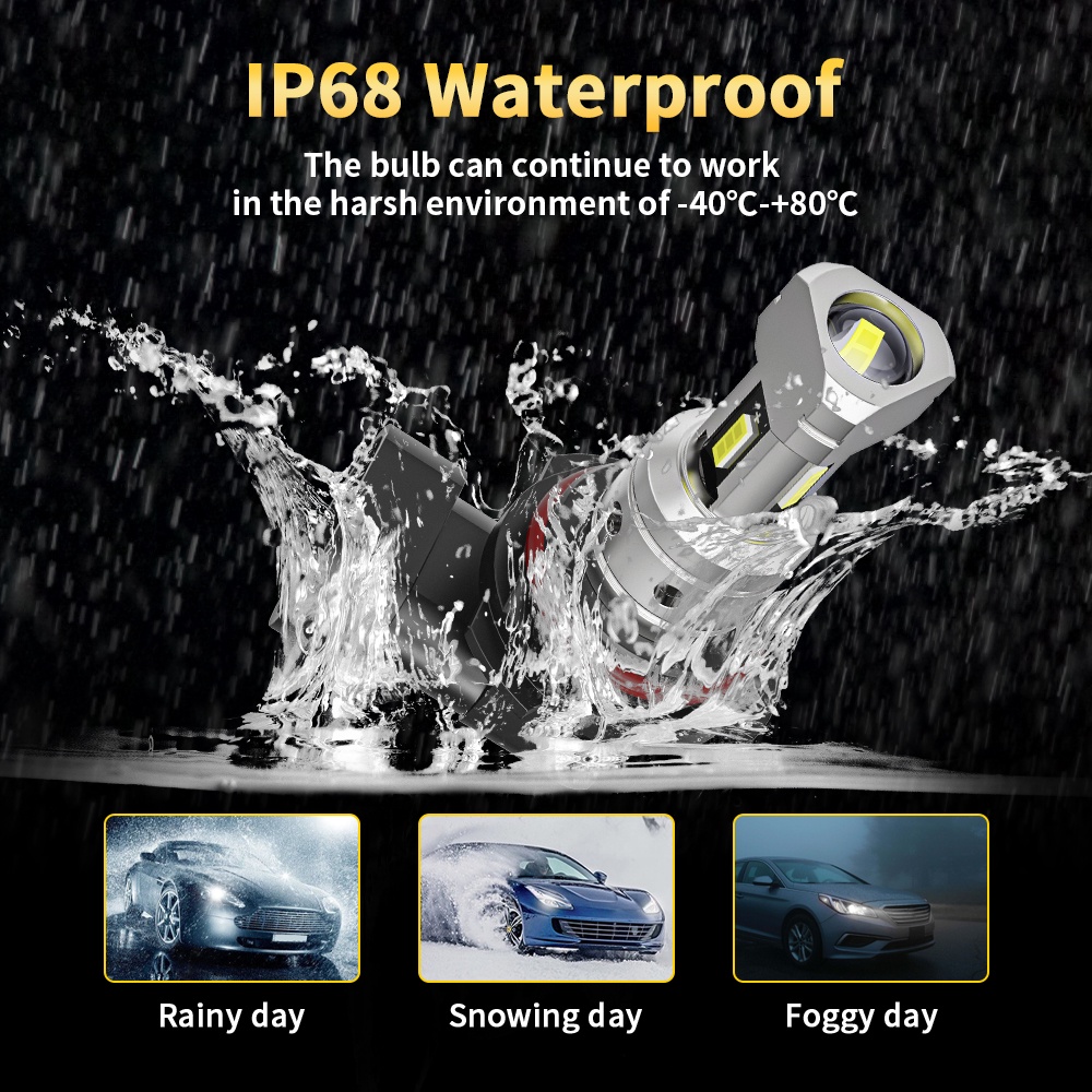 2 Bóng Đèn LED Sương Mù Siêu Sáng H7 H11 9005 9006 3570 4smd Cao Cấp Cho Ô Tô