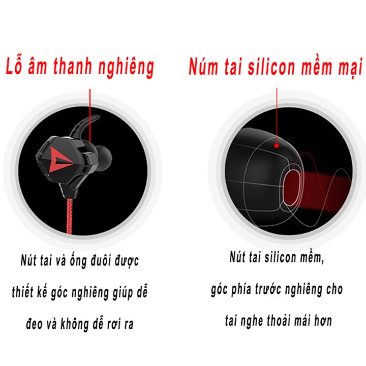 Tai nghe Gaming S2 chính hãng SD DESIGN chuyên dùng cho game thủ PC PUBG/ROS/FreeFire có mic rời, chân Jack cắm 3.5mm