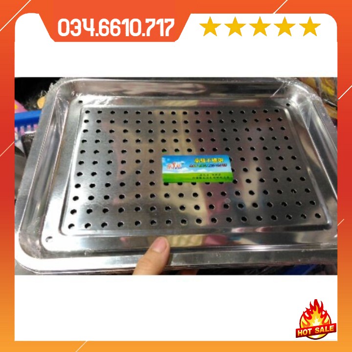 Khay chén inox 27 x 36 cm.hàng dày đẹp chất lượng