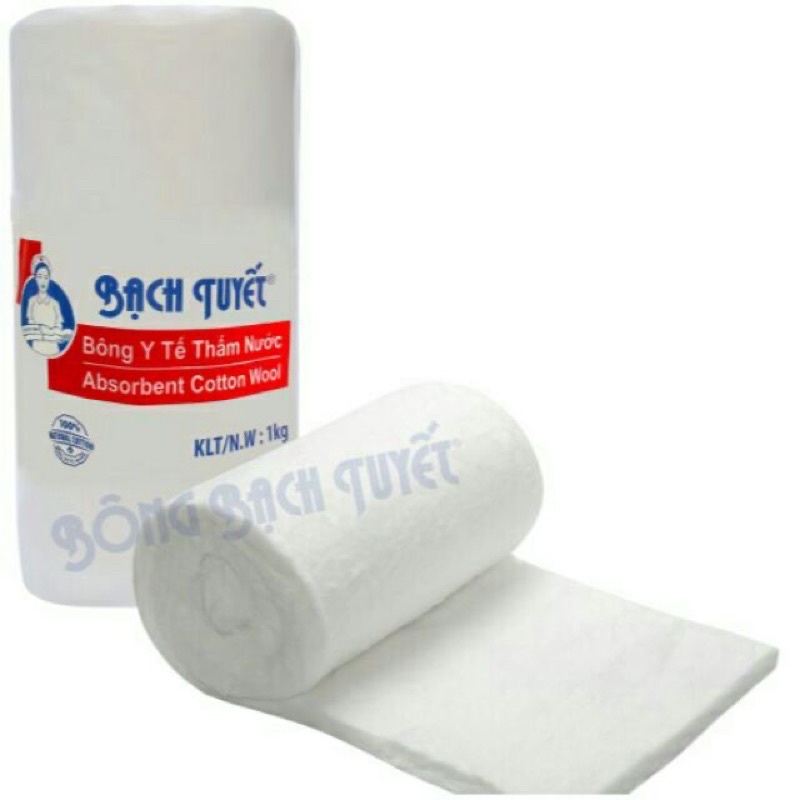 Bông cuộn bạch tuyết 1kg