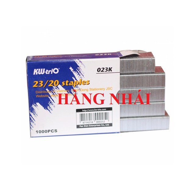 Đạn ghim TRIO 23/20,20mm (170 tờ) - kim bấm, ghim dập, ghim bấm (HÀNG CHÍNH HÃNG)