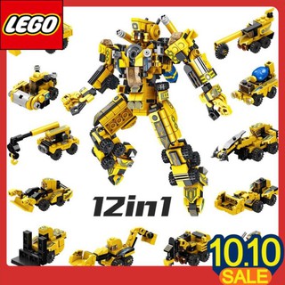 Đồ chơi LEGO xếp hình lắp ráp Robot 12 trong 1 Mecha Blockbuilding