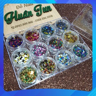 Set nhũ tròn mix