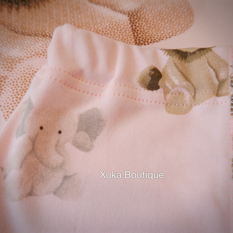 Bộ Quần Áo Dài Tay Sư Tử Thu Đông QCCC Cotton Dày Cao Cấp Bé Gái Bé Trai [Ảnh Thật]