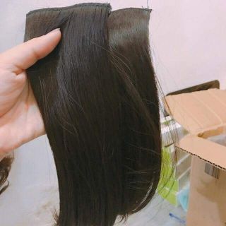 Tóc Kẹp Phím Phồng Hai Bên Tóc Giả 30cm (3 kẹp 30cm)