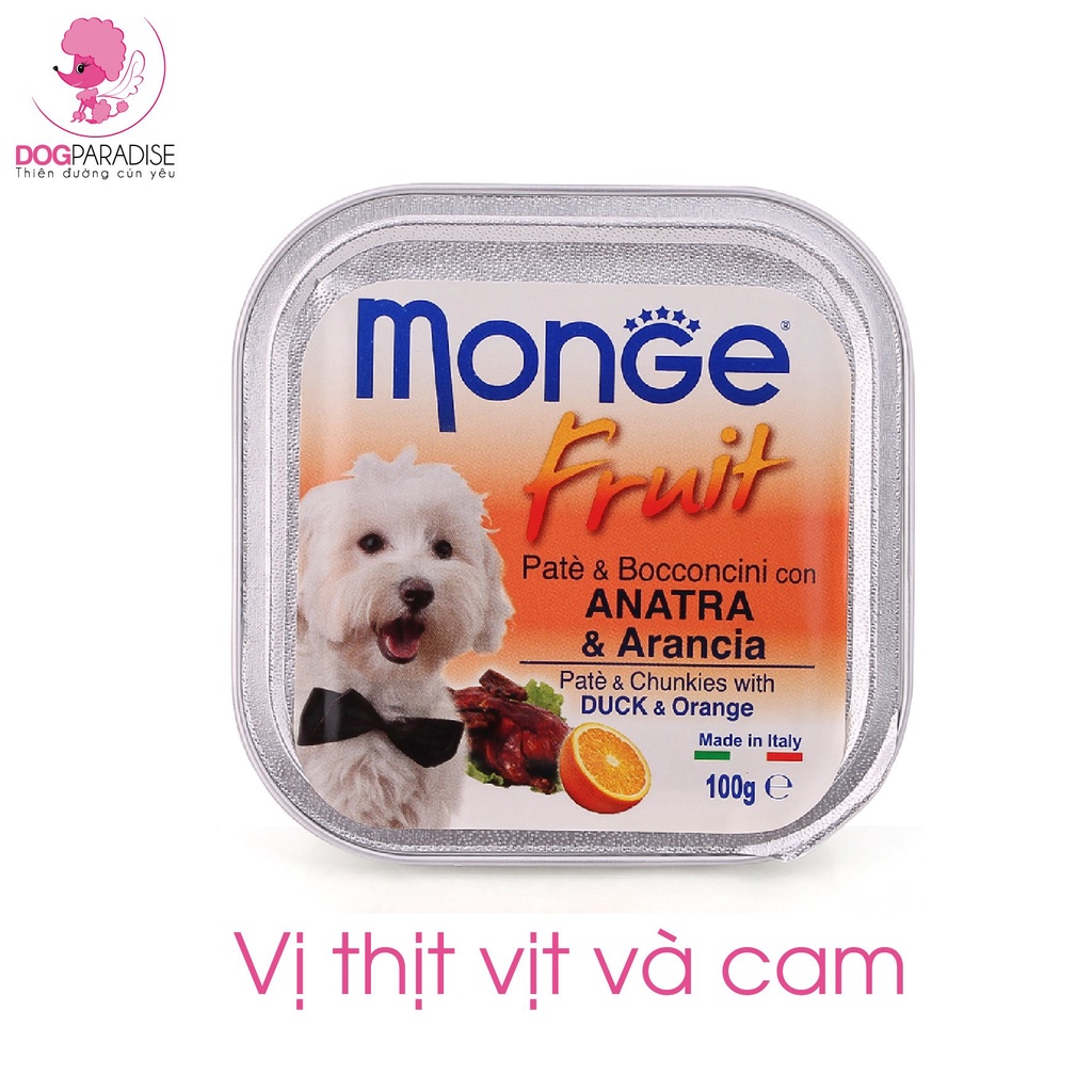 Pate cho chó Monge nhiều vị - Dog Paradise