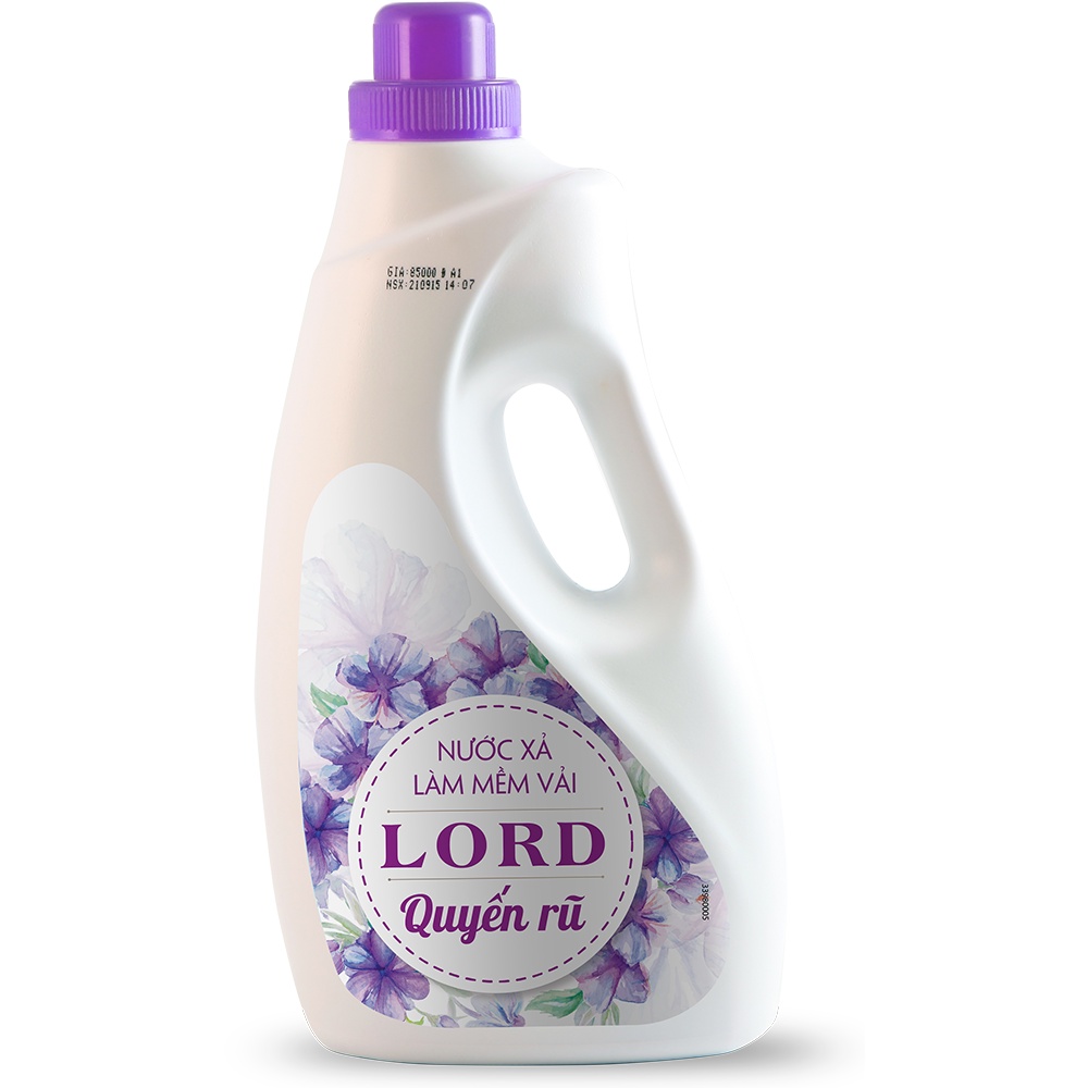 Nước xả làm mềm vải Lord 1.8kg hương Quyến rũ , Ngọt ngào , Nắng mai