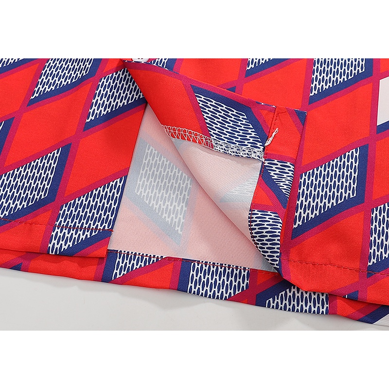 Áo Sơ Mi Ngắn Tay In Họa Tiết Bắt Mắt Thời Trang Mùa Hè R9FO